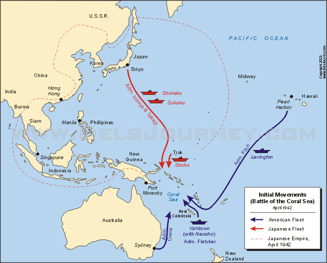 Main Information - Battle of Coral Sea
